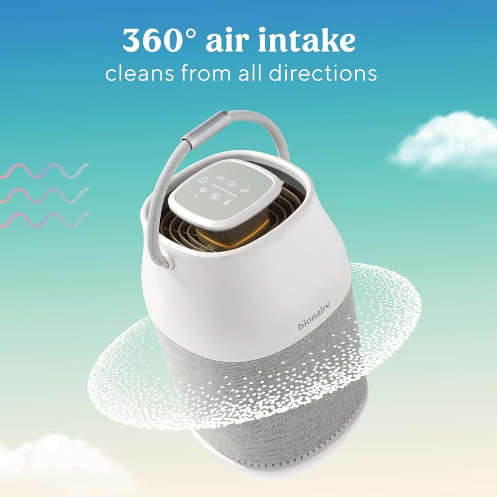 Bionaire True HEPA 360° UV Air Purifier, Home Air Purifier with True HEPA Air Filter