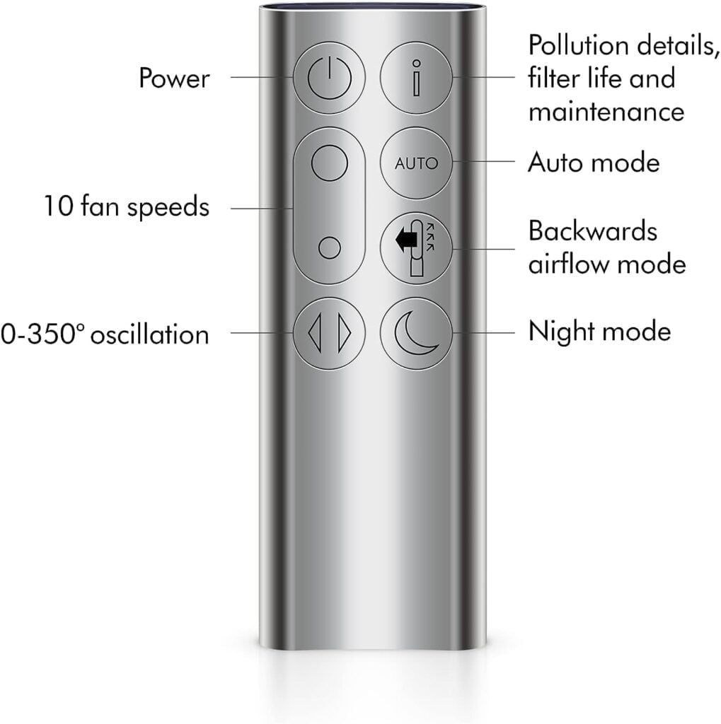 Dyson Purifier Cool™ TP07 Smart Air Purifier and Fan - White/Silver