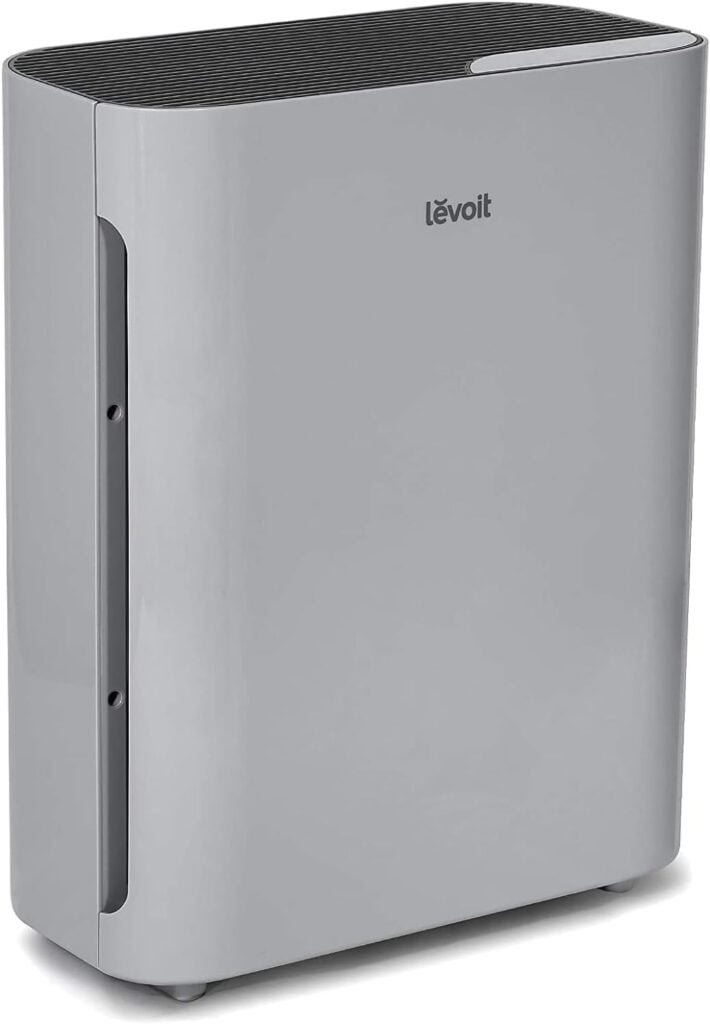 LEVOIT Air Purifiers for Home Large Room, HEPA Filter Cleaner with Washable Filter for Allergies, Smoke, Dust, Pollen, Quiet Odor Eliminators for Bedroom, Pet Hair Remover, Vital 100, Grey